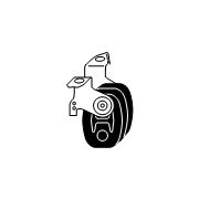 Holder, exhaust system 83 11 1994