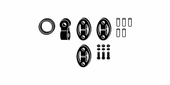 Mounting Kit, exhaust system 82 47 8863