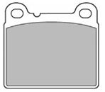 Комплект тормозных колодок, дисковый тормоз 6298