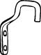 Holder, exhaust system 86102