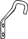Holder, exhaust system 86106