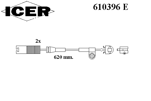 Сигнализатор, износ тормозных колодок 610396 E