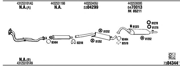 Exhaust System AD62129A