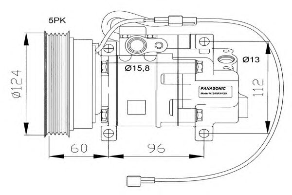 Compressor, airconditioning 32099