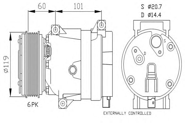 Compressor, air conditioning 32101