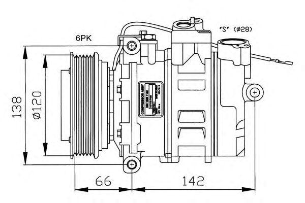 Compressor, ar condicionado 32177