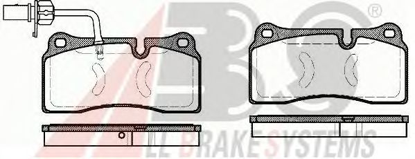 Brake Pad Set, disc brake 37742