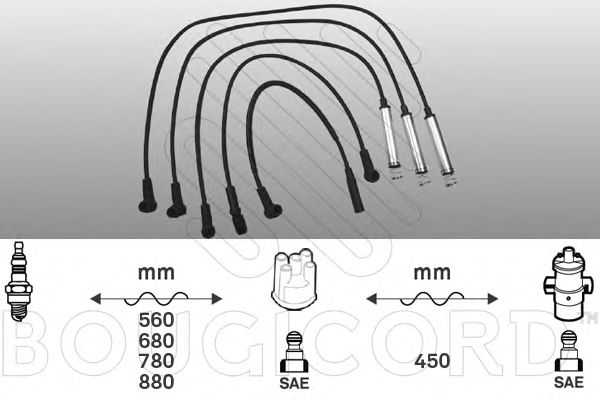 Ignition Cable Kit 4128
