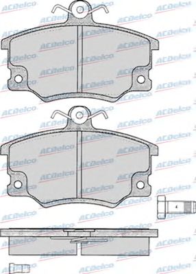 Brake Pad Set, disc brake AC437381D