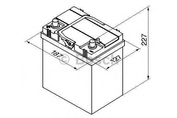 Starterbatteri; Starterbatteri 0 092 S40 190