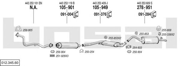 Exhaust System 012.345.60
