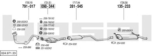 Exhaust System 024.971.33