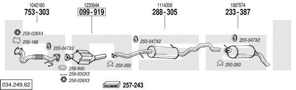 Exhaust System 034.249.62