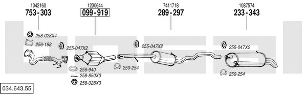 Exhaust System 034.643.55