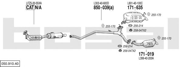 Exhaust System 050.910.40