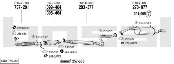 Exhaust System 050.970.22