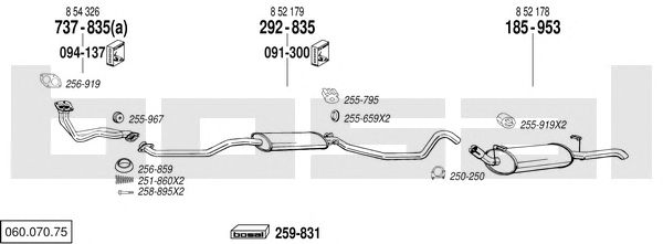 Exhaust System 060.070.75