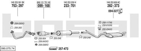 Exhaust System 090.075.74
