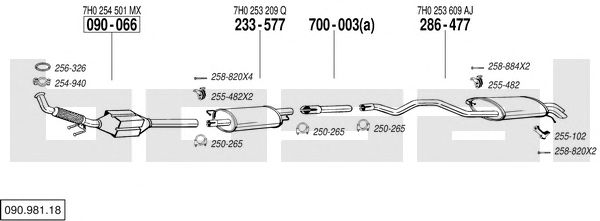 Exhaust System 090.981.18