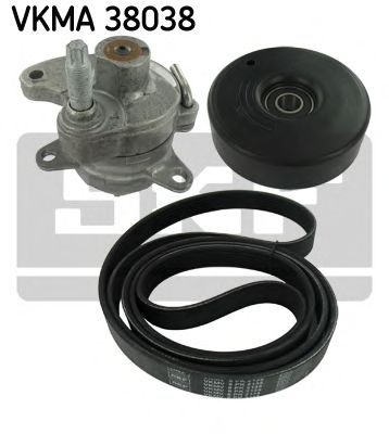Поликлиновой ременный комплект VKMA 38038