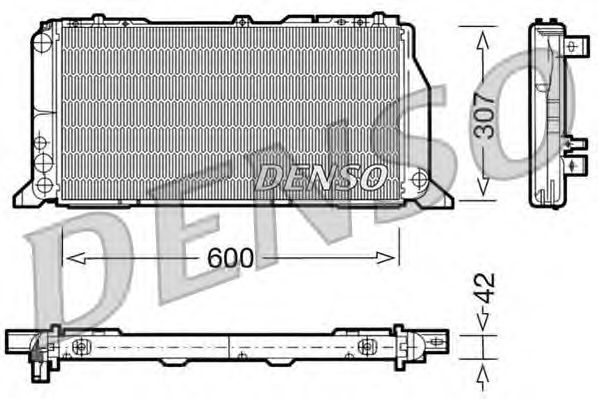 Radiador, refrigeración del motor DRM02013
