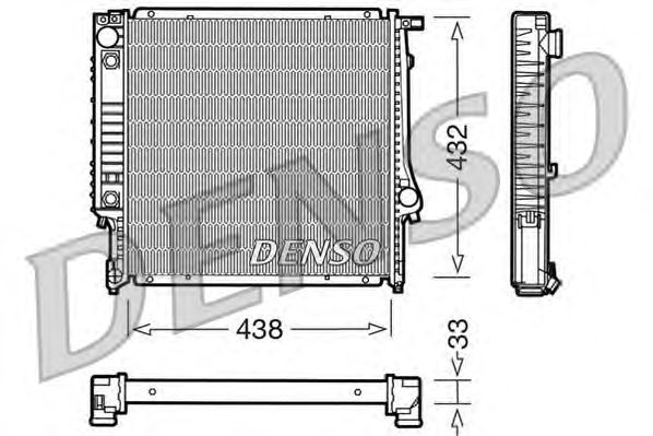 Radiator, engine cooling DRM05021