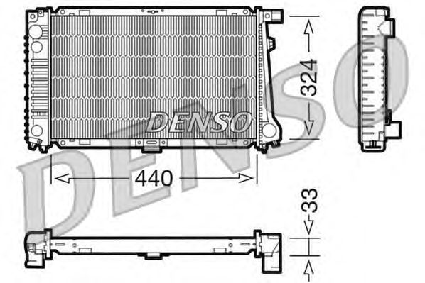 Radiator, engine cooling DRM05032