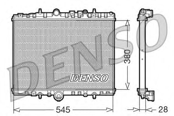 Radiator, engine cooling DRM07056