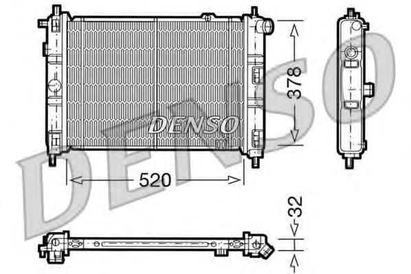 Radiator, engine cooling DRM20030