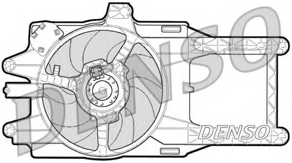 Ventilador, refrigeración del motor DER13001