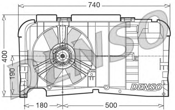 Ventilador, refrigeración del motor DER21001