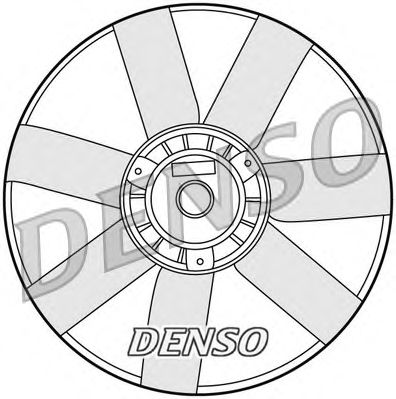 Вентилятор, охлаждение двигателя DER32005
