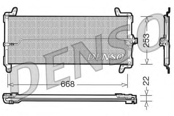 Condensator, airconditioning DCN09001