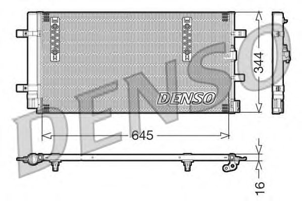 Condenseur, climatisation DCN32060