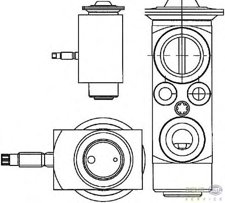 Расширительный клапан, кондиционер 8UW 351 234-401