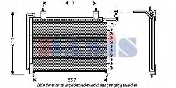 Condensador, ar condicionado 022110N