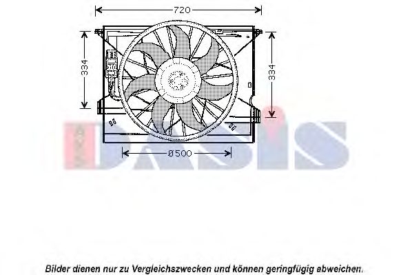 Ventilador, refrigeración del motor 128109N