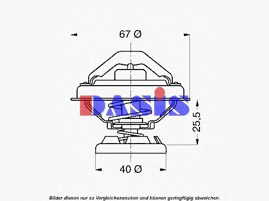 Thermostat, coolant 751904N