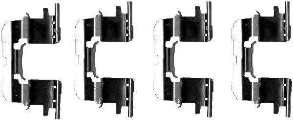 Accessory Kit, disc brake pads 8DZ 355 202-691