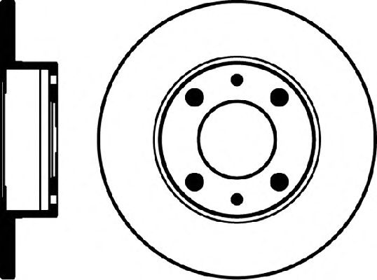 Тормозной диск 8DD 355 100-361