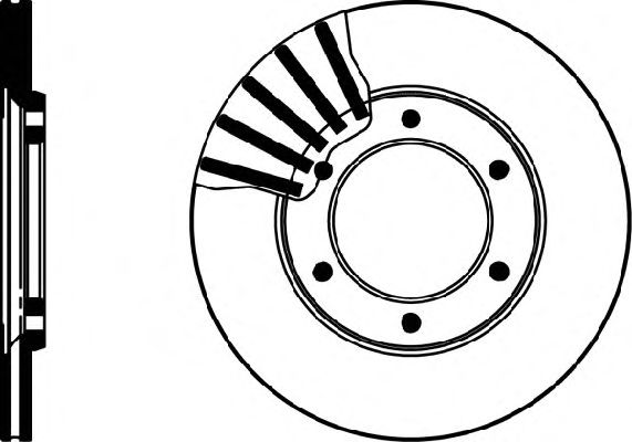 Тормозной диск 8DD 355 101-191