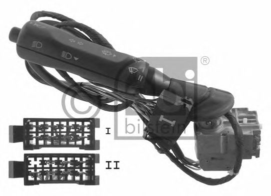 Interrupteur, lumière principale; Comodo de clignotant; Interrupteur d'essuie-glace; Commutateur de colonne de direction 15180