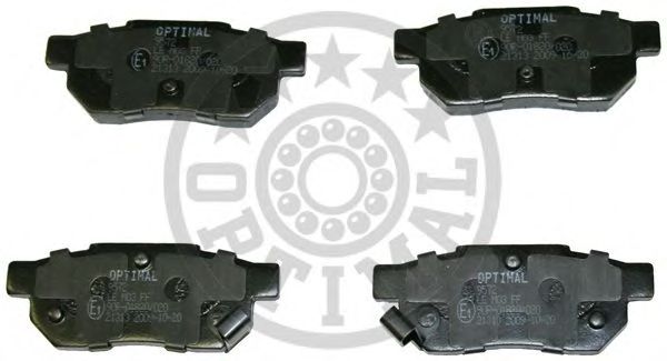 Brake Pad Set, disc brake 9572