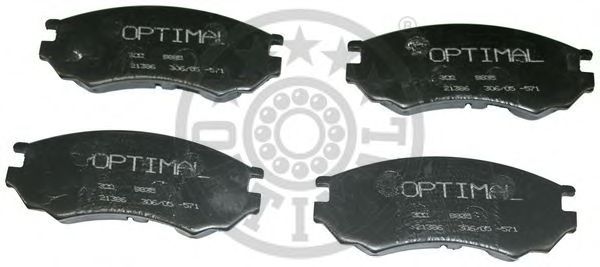 Комплект тормозных колодок, дисковый тормоз 9835