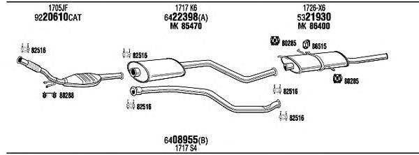 Exhaust System CI16060