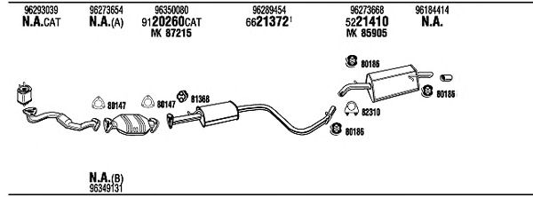 Exhaust System DW12047