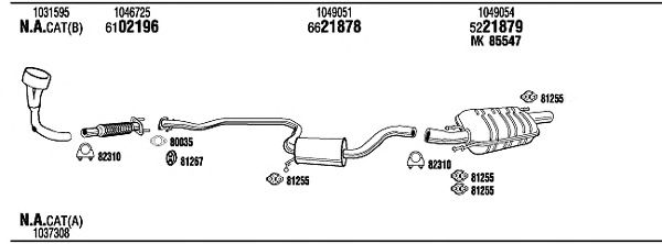 Exhaust System FO21000