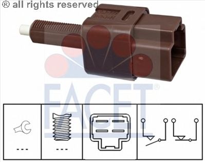Выключатель фонаря сигнала торможения; Выключатель, привод сцепления (Tempomat); Выключатель, привод сцепления (управление двигателем) 7.1276