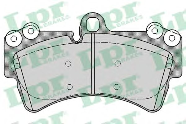 Brake Pad Set, disc brake 05P1257