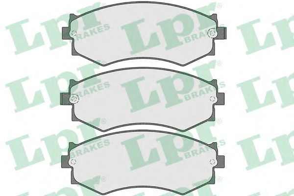 Комплект тормозных колодок, дисковый тормоз 05P1690